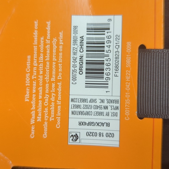 Hyde and Eek! Men's 2 Piece  Sleep Set. Black / White Skeleton Size 4X NWT - Picture 4 of 4